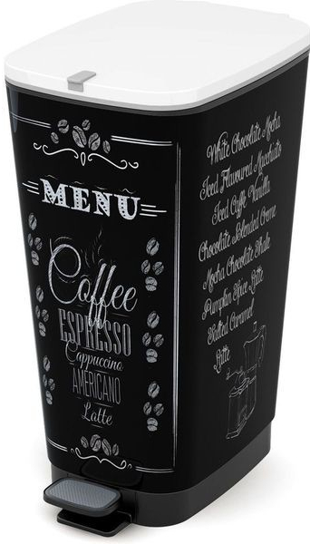 KIS CHIC BIN L 50 l Odpadkový koš coffee menu