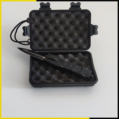 Nazar-Shop s.r.o. Vystřelovací nůž + kufřík | Černý – Zboží Dáma