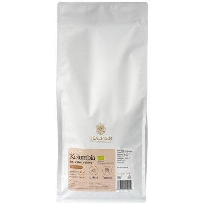Healtern Kolumbie výběrová BIO zrnková 1 kg – Hledejceny.cz