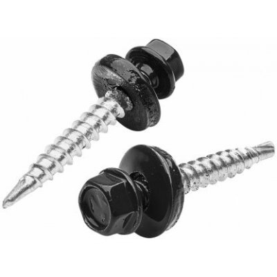 Šroub samořezný pozink. 4,8x35mm černá RAL9005 – Hledejceny.cz