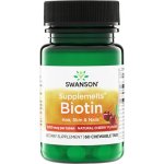 Swanson Biotin 60 cucací tablety – Hledejceny.cz