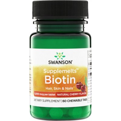 Swanson Biotin 60 cucací tablety – Hledejceny.cz