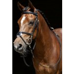 HKM Uzdečka Mexican Style kožená černá – Zboží Dáma