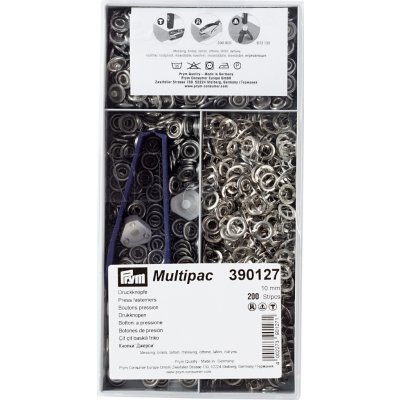 Knoflík stiskací Jersey 10 mm, 200 ks, Prym – Hledejceny.cz
