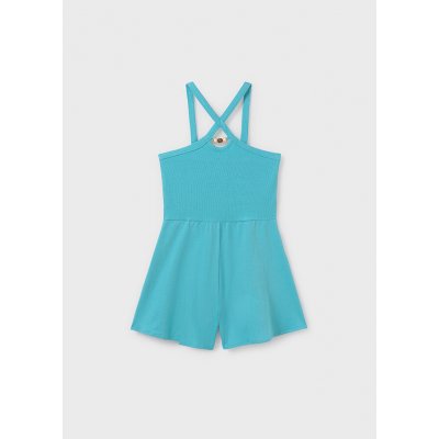 Mayoral overal bavlněný s korálky modrý – Zboží Dáma