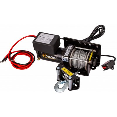 Hoteche Elektrický lanový naviják 1000 W/12 V, max. zatížení 1361 kg - HT690008 – Hledejceny.cz