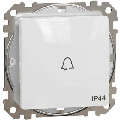 Schneider Electric SDD211131 Sedna Design Tlačítko 1/0 "zvonek" IP44, Bílá – Hledejceny.cz
