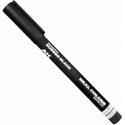 AK Interactive AK real colors marker rubber black RCM001 – Zboží Dáma