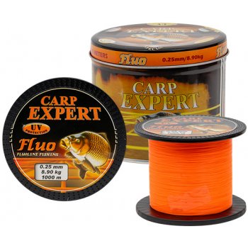 Carp Expert v plechové dóze UV flou orange 1000m 0,25mm 8,9kg