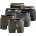 Puma Mens Boxershorts 6-Pack Green Black – Zboží Mobilmania