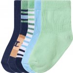 Lupilu Dětské ponožky s BIO bavlnou 5 párů navy modrá / zelená – Zboží Dáma