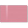 Tabule SOLLAU Skleněná magnetická tabule růžová perlová 40 × 60 cm