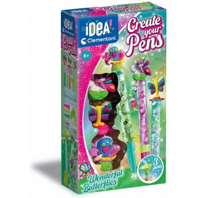 Clementoni IDEA Kreativní sada pro výrobu per Motýli – Hledejceny.cz
