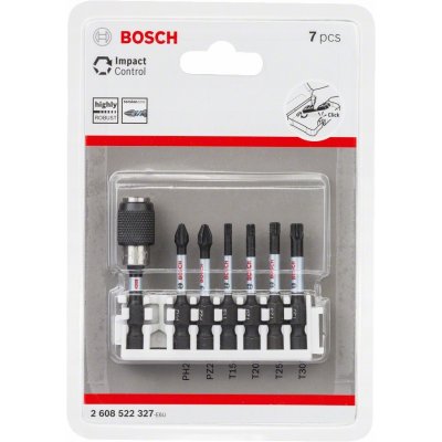 Bosch Sada šroubovacích bitů Impact Control, 7 ks – Zboží Mobilmania