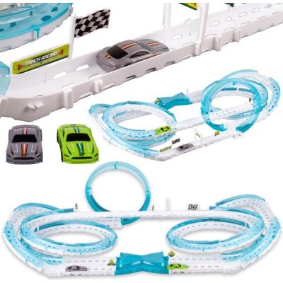 Malplay Velká autodráha XXL Race Tracker Loop 2 auta – Zboží Dáma