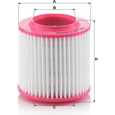 MANN-FILTER Vzduchový filtr MANN C1343 (MF C1343) – Hledejceny.cz