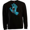 Pánská mikina Santa Cruz Screaming Hand Crew mikina black