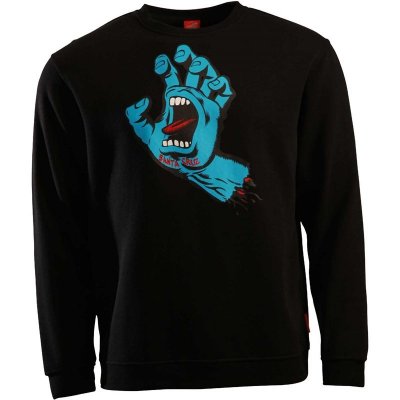 Santa Cruz Screaming Hand Crew mikina black – Hledejceny.cz