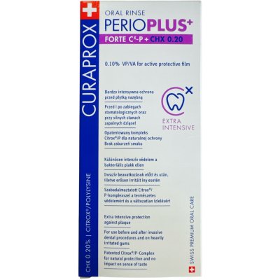 Curaprox ústní výplach Perio Plus+ Forte 0,20% CHX 200 ml – Hledejceny.cz