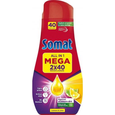 SOMAT All-in-1 Lemon & Lime 80 dávek, 1,44 l – Zboží Mobilmania
