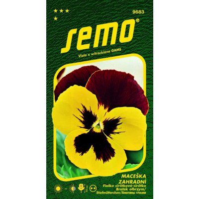 SEMO Maceška zahradní - Mistral S1 žluto červená 35s