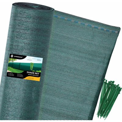 Stínící tkanina 150cm x 10m, 90% zastínění, zelená SPRINGOS SN0045 – Zbozi.Blesk.cz