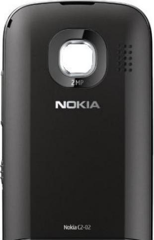 Kryt Nokia C2-02 zadní černý