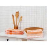 BES Petrovice káro 45x70 Oranžová – Sleviste.cz