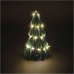 EMOS LED vánoční papírový strom se stojánkem 15 cm vnitřní časovač – Hledejceny.cz