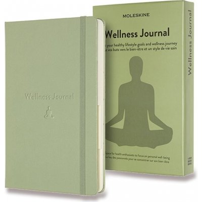 Moleskine Zápisník Passion Wellness Journal tvrdé desky L, zelený A5 200 listů – Sleviste.cz