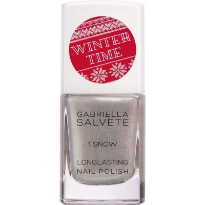 Gabriella Salvete Winter Time Longlasting lak na nehty 1 Snow 11 ml – Zboží Mobilmania