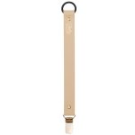 Bjällra klip Beige Faux Leather – Zboží Dáma