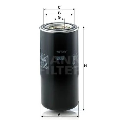 MANN FILTER Filtr hydrauliky WD 13 145 – Hledejceny.cz