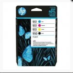 HP 950 originální inkoustová kazeta černá, azurová, purpurová, žlutá 6ZC65AE – Zboží Živě