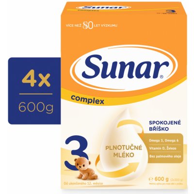 Sunar 4 Complex jahoda 3 x 600 g – Zboží Dáma