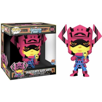 Funko Pop! 809 Marvel Fantastic Four Jumbo Galactus with Silver Surfer BLKLT PX Exclusive – Hledejceny.cz