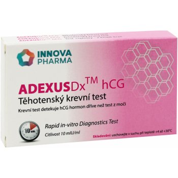 ADEXUSDx hCG Těhotenský test krevní 1 ks
