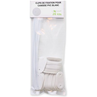 Stahovací pásky pro umělé ploty s podložkami 15cm, 30ks bílé – Zboží Mobilmania