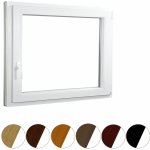 ALUPLAST Plastové okno jednokřídlo bílé 100x80 – Sleviste.cz
