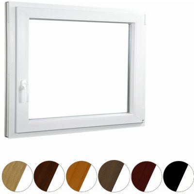 ALUPLAST Plastové okno jednokřídlo bílé 100x80 – Sleviste.cz