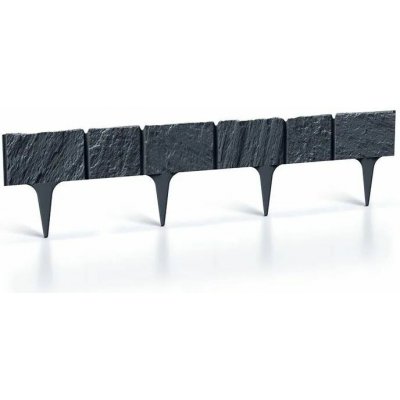 PROSPERPLAST Lem trávníku GARDEN STONE antracit 390cm – Hledejceny.cz