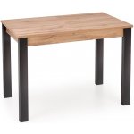 Halmar Rozkládací stůl GINO 100-130 cm dub wotan / černá – Sleviste.cz