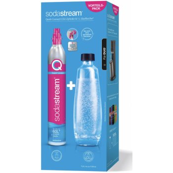SodaStream CO2 Quick Connect CQC + skleněná láhev 1l
