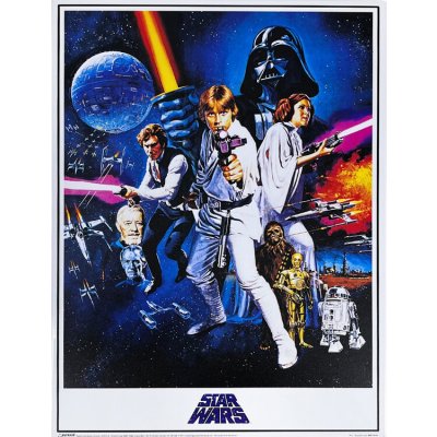 Plechová cedule Star Wars - Classics, (30 x 40 cm)