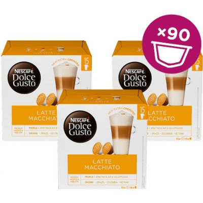 Nescafé Dolce Gusto Latte Macchiato kávové kapsle 3 x 30 ks