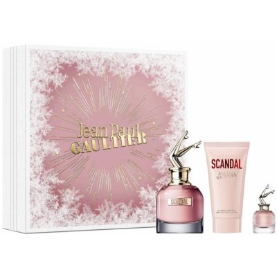 Jean Paul Gaultier Scandal EDP 50 ml + tělové mléko 75 ml + EDP 6 ml dárková sada – Zboží Mobilmania