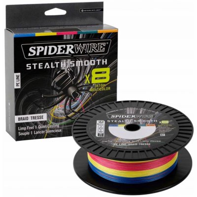 Spiderwire Pletená Šňůra Stealth Smooth 8 600 m 0,23 mm 23,6 kg – Zboží Mobilmania