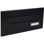 DOLS ČD-1 RAL9005 - čelní deska poštovní schránky k zazdění, se jmenovkou, černá