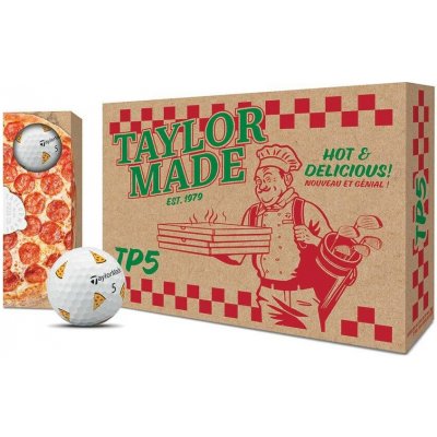 TaylorMade TP5 s potiskem motivy Pizza 3 x 3 ks – Sleviste.cz