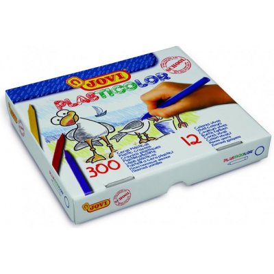 JOVI plasticolor kulaté ekonomické balení 300 ks 12 barev – Hledejceny.cz